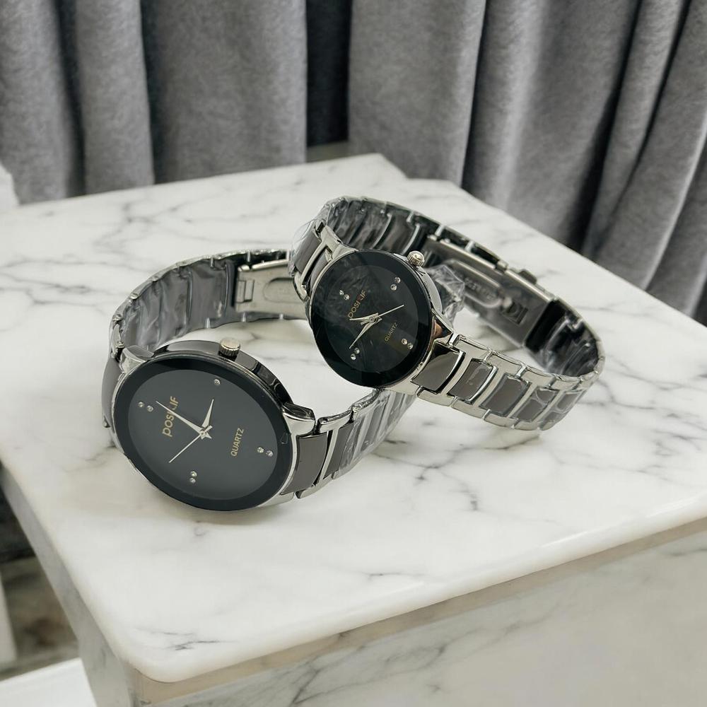 POSITIF Couple Watch – Elegant Matching His & Her Timepieces | Stylish Pair Gift For Lover